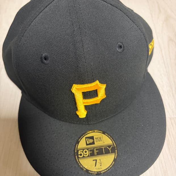 뉴에라 블랙 피츠버그 파이어리츠 59FIFTY 7 1/2