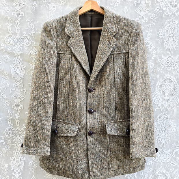 해리스 트위드 자켓