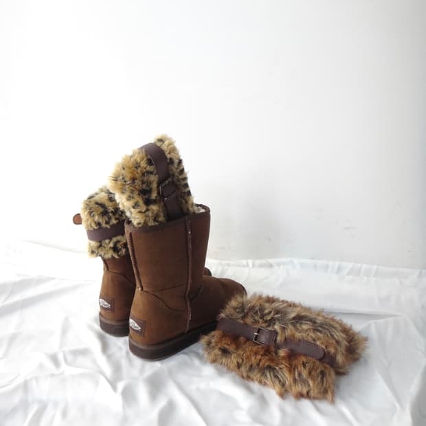 VANS 3 way muton boots / brown