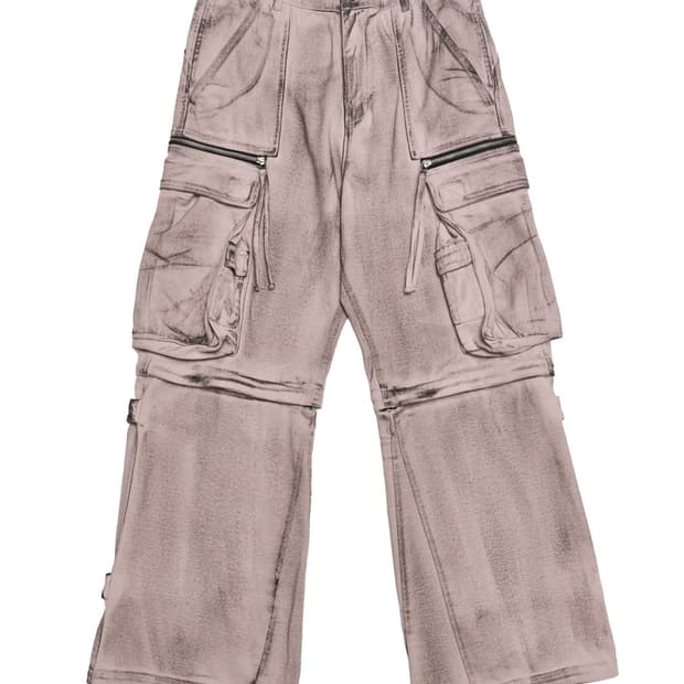 스키즘인듀싱 더티 카고 투웨이 팬츠 L 새상품