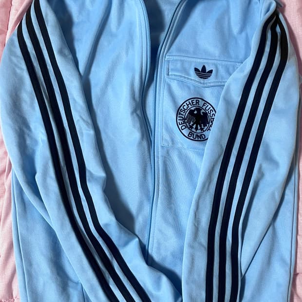 아디다스 독일 하늘 희귀 져지 스카이블루 대장템