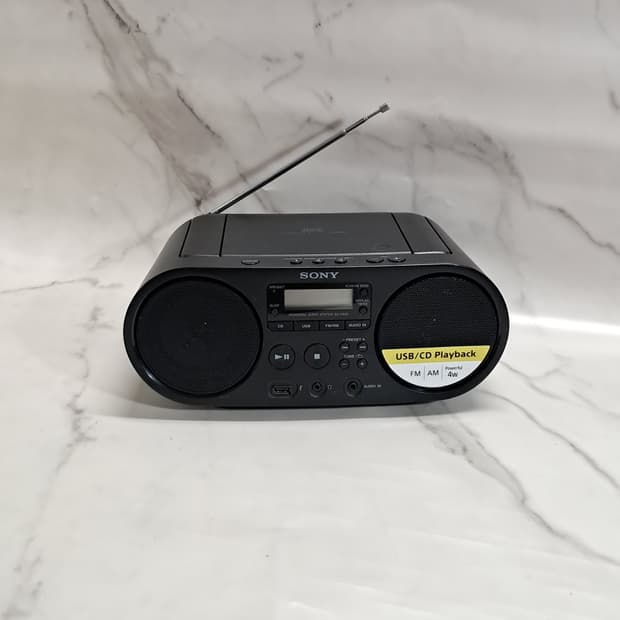 소니 CD 플레이어 / 라디오 포터블 붐박스 ZS-PS50