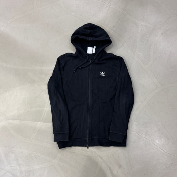 아디다스 후드 집업 블랙 2XL