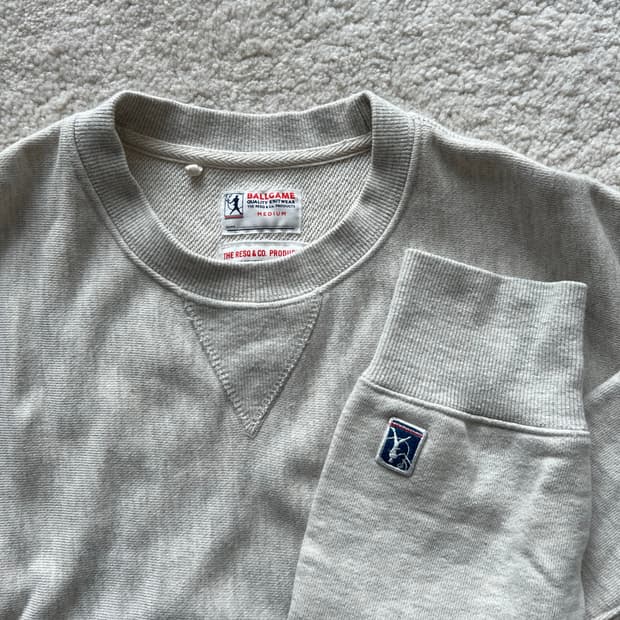 더레스큐 코튼 맨투맨 오트밀