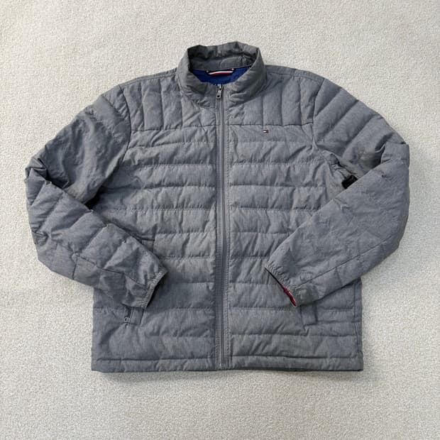 실측확인 타미힐피거 경량 패딩 점퍼 0120T