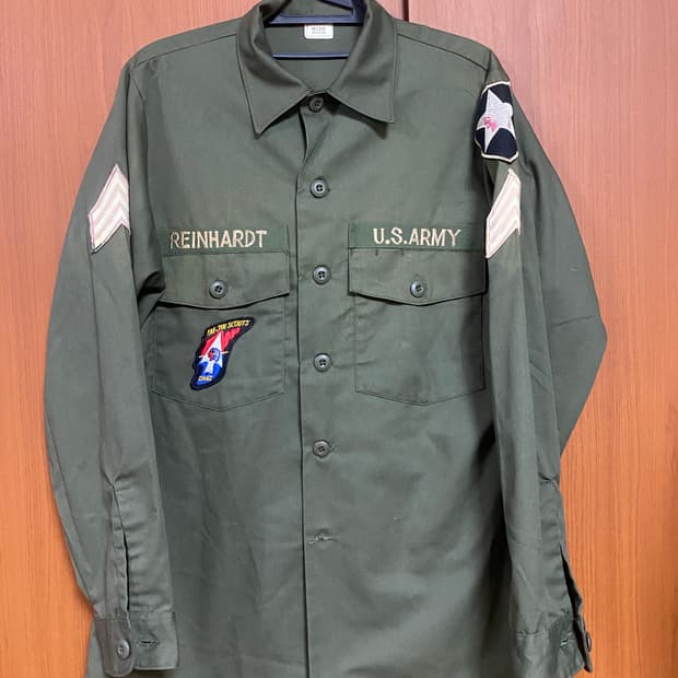 [MIL] U.S.ARMY OG507 밀리터리 자켓 14 1/2 사이즈