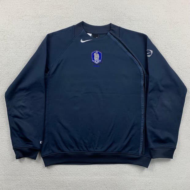 나이키 한국 국대 04시즌 트레이닝 써멀 탑