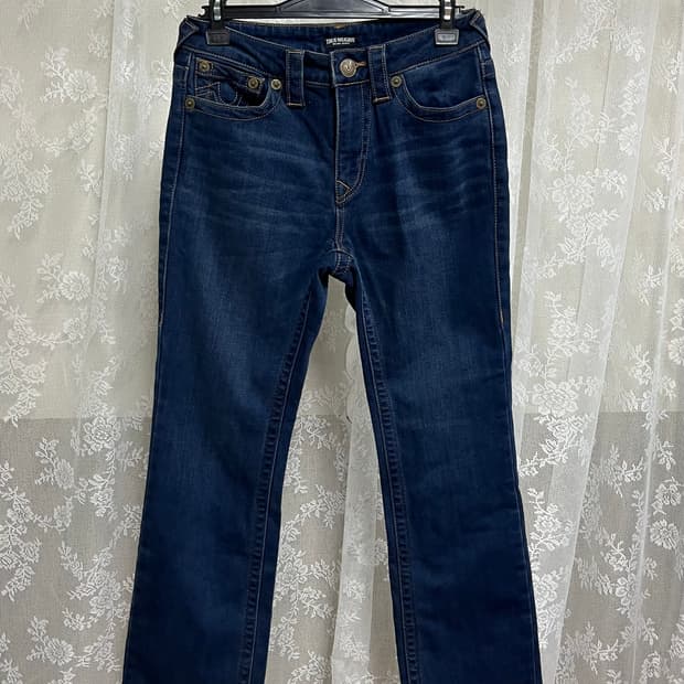 26) 트루릴리전 기모 부츠컷 데님 청바지