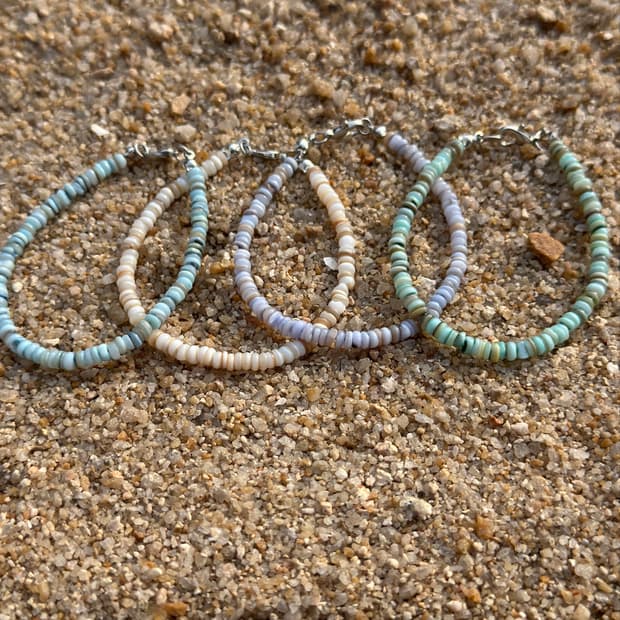 비즈 팔찌 4color