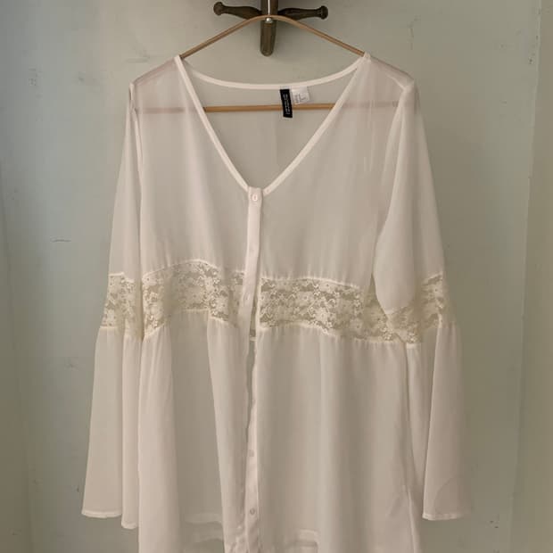 고퀄리티 빈티지 레이스 새틴 가디건