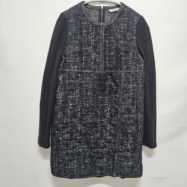 디 데무 배색 니트 원피스 44