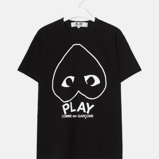 comme des garcons play t-shirt 