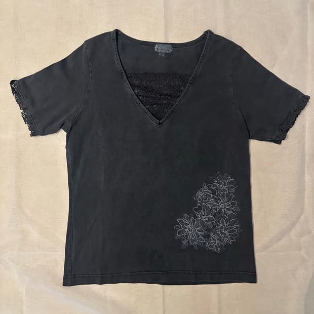 “SAVE OUR SOUL” V-neck 반팔