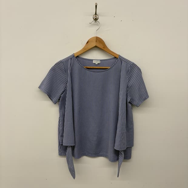 MACKINTOSH 스트라이프 반팔 블라우스 여성S