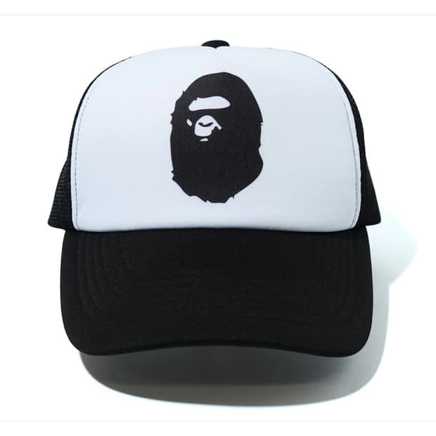 베이프(Bape) 에이프 헤드 메쉬 캡 OS사이즈