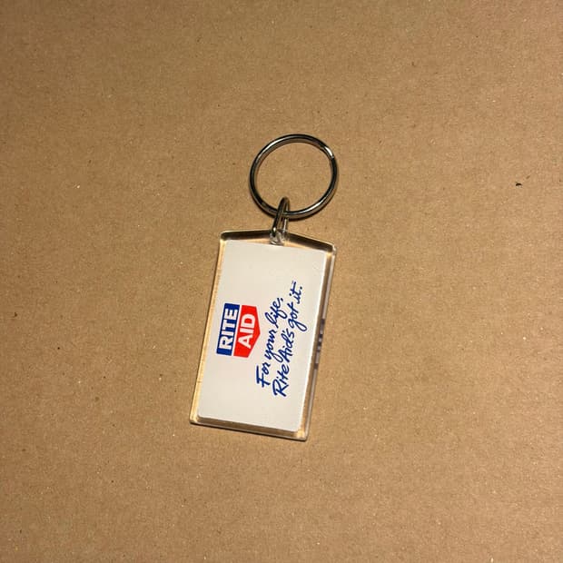 90 USA 빈티지 RITE AID 프로모션 키링