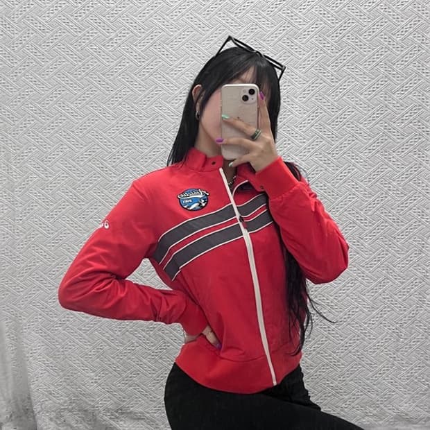 아식스 올드스쿨 모터사이클 레이싱 패치 자켓 95 C07061