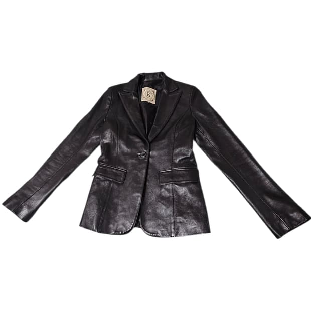 카시바디 양가죽 자켓 블랙 55