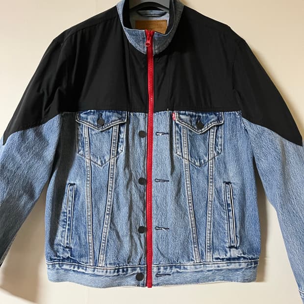 리바이스 모크넥 트러커 데님 자켓 M