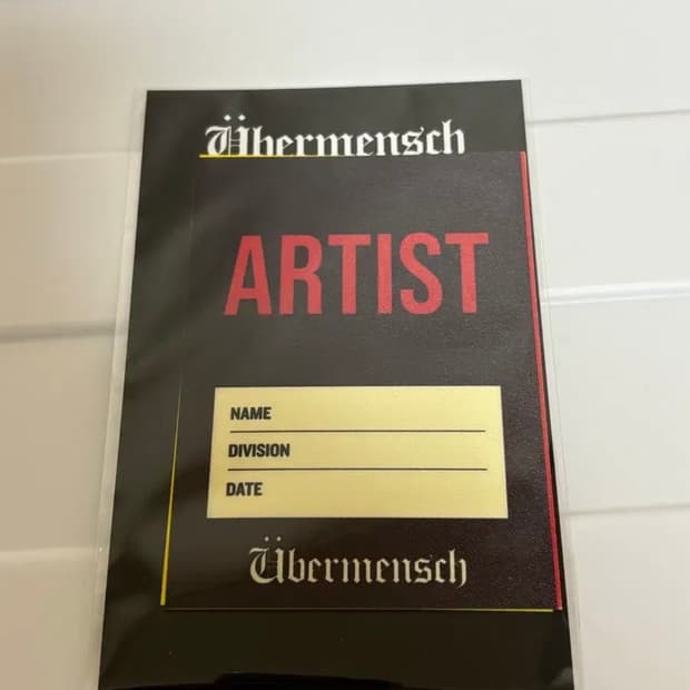 [당일 배송] 지디 위버멘쉬 스티커