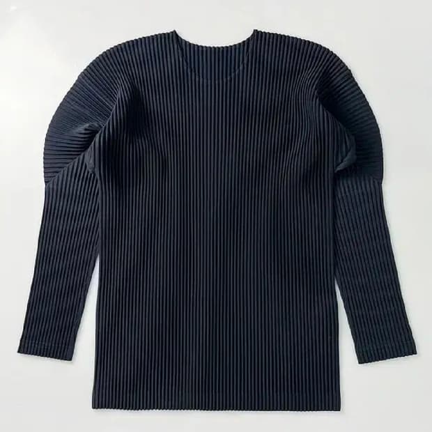 이세이미야케 옴므플리세 플리츠플리즈 셋업 블랙 S