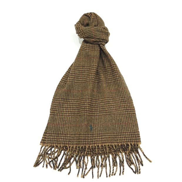 MX365 폴로 랄프로렌 캐시미어 블렌드 글렌체크 머플러