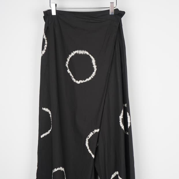 80's ISSEY MIYAKE circle dyed wrap pants