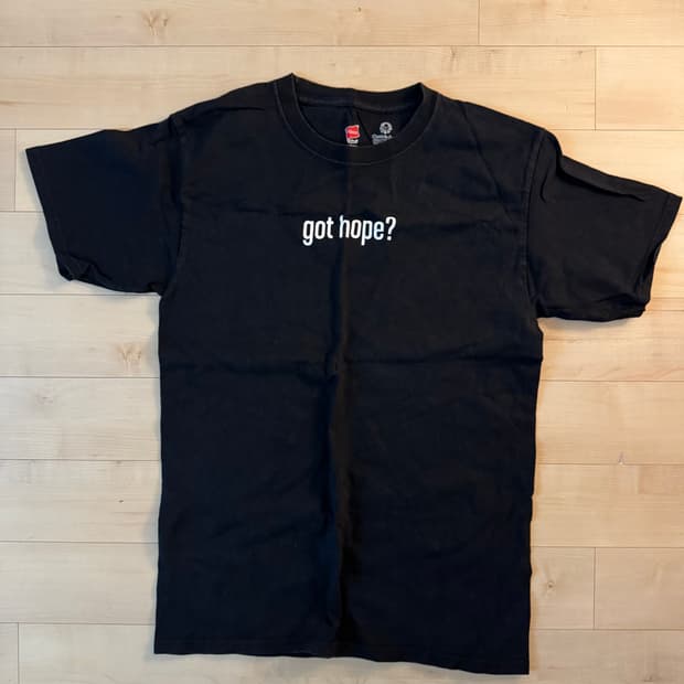 빈티지 티셔츠 got hope