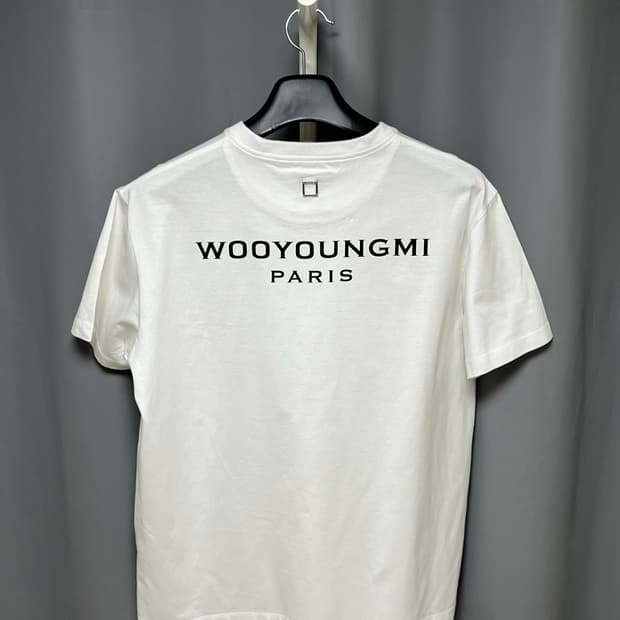 [정품] 46 우영미 로고 반팔티 화이트