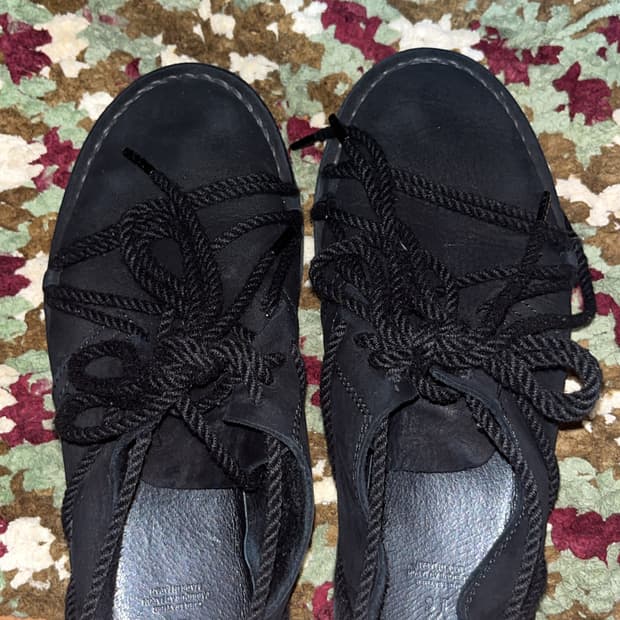 Y’s Yohji Yamamoto Archive Rope Shoes 와이