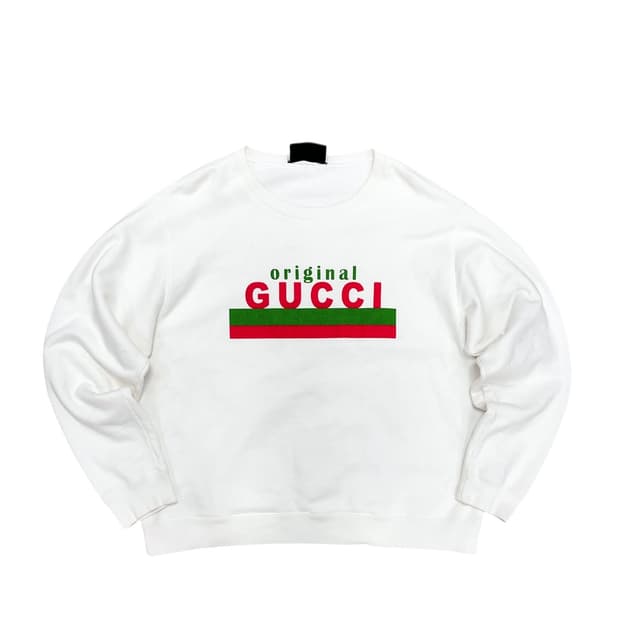 (한글택)구찌 오리지널 크루 맨투맨(L)