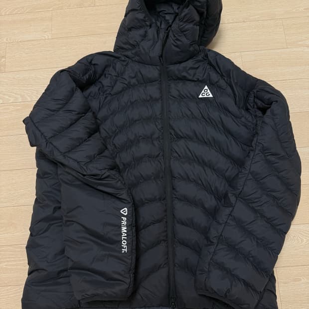 [L] 나이키 ACG 라바플로우 패딩 자켓 블랙