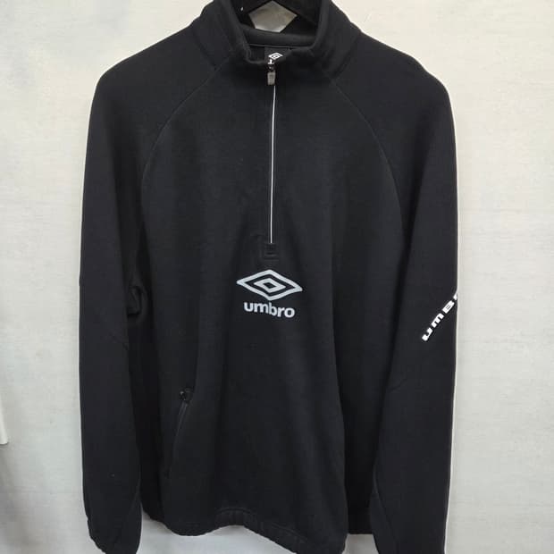 엄브로 스카치로고 아노락 반집업 스탠넥 맨투맨 L 오버핏 