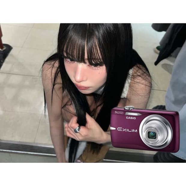 (이채영,아이사pick) 카시오 Exilim EX-Z550|빈티지디카