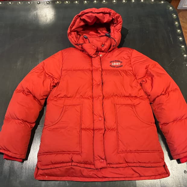 M) 폴로 진스 랄프로렌 구스 다운 패딩 레드