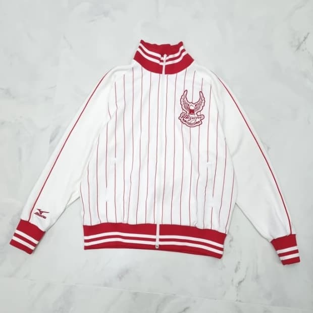 미즈노 야구 트랙탑 져지 티셔츠 100