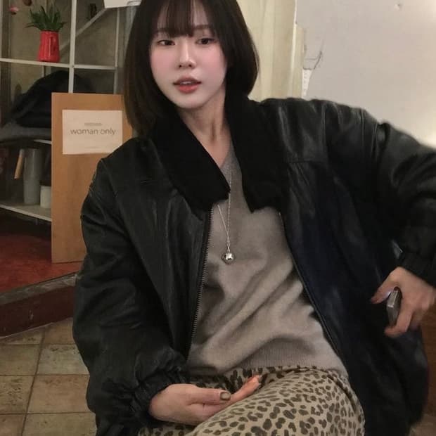 ORE오어 레오파드 팬츠