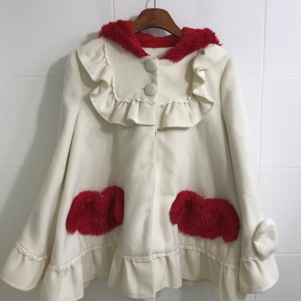 디어마이러브 산리오 마이멜로디 판쵸 코트