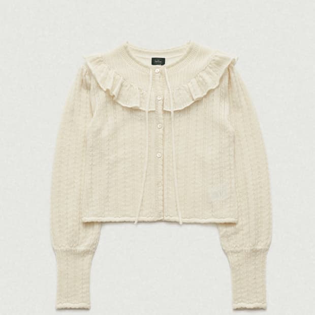 Finni Pointelle Knit Cardigan