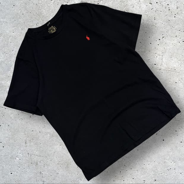 [XL] 폴로 랄프로렌 블랙 반팔 티셔츠 C360