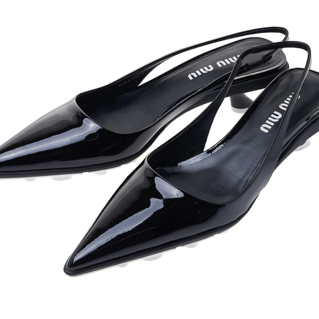 미우미우 키튼힐 블랙 37.5