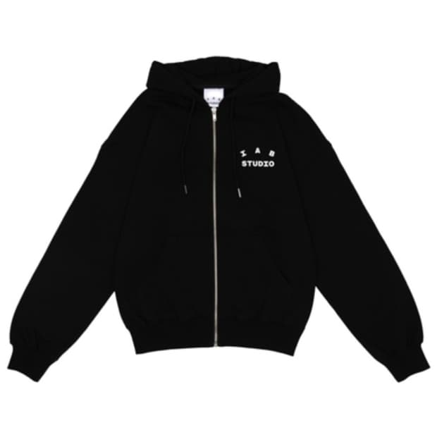 아이앱 스튜디오 후드 집업 블랙 - 26SS