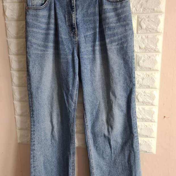 럭키슈에뜨 데님 와이드 팬츠(30)