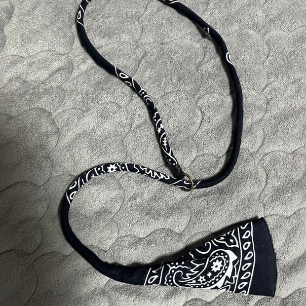 KAPITAL 캐피탈 반다나 목걸이 블랙