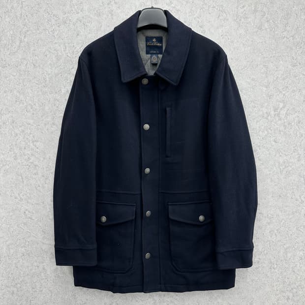 100 브룩스 브라더스 남자 루즈핏 울 코트