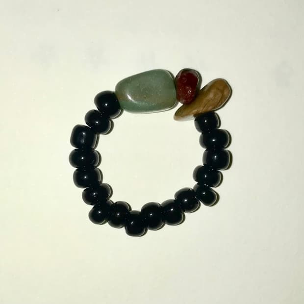 [Hikaroi] Only One Chip Beads Ring 001