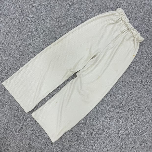 실측확인 빈티지 여성 허리밴딩 와이드 팬츠 0623J2