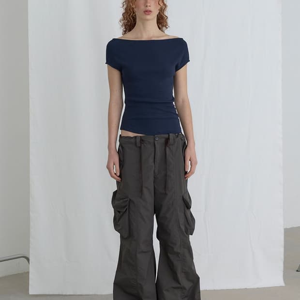 오데스 컴피 패러슈트 카고 팬츠 / 카키브라운