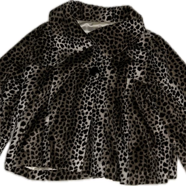 갸루 호피 자켓