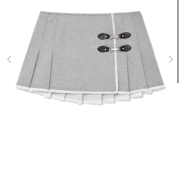 S 새상품) 글로니 CIAO BUCKLE MINI SKIRT